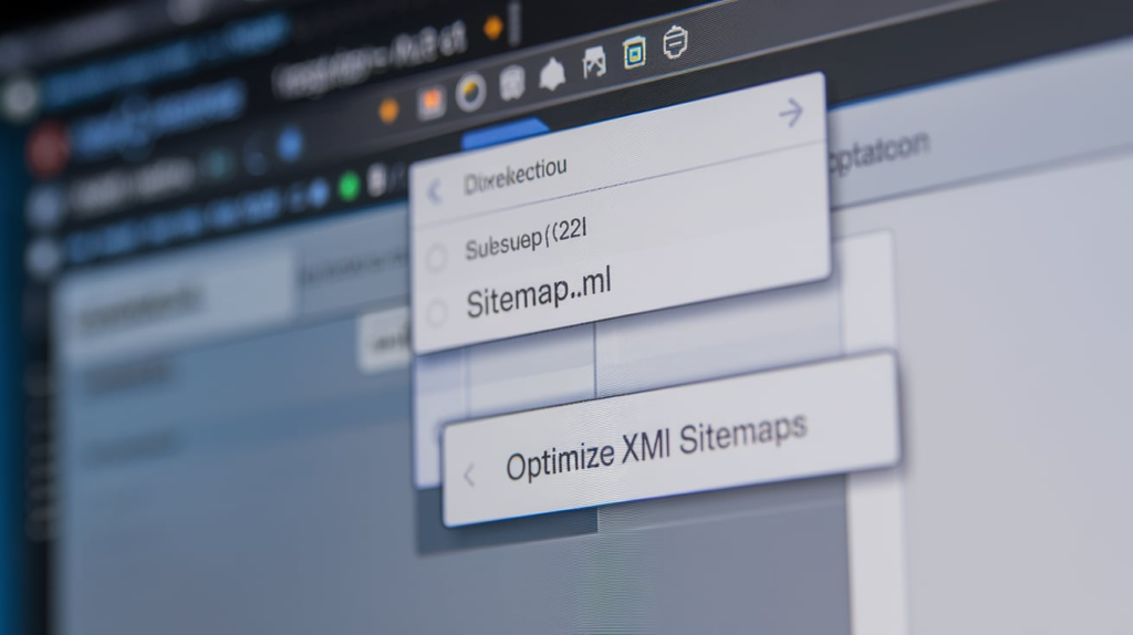 Illustration of Sitemap Generator by UploadArticle.com creating XML sitemaps for better website indexing