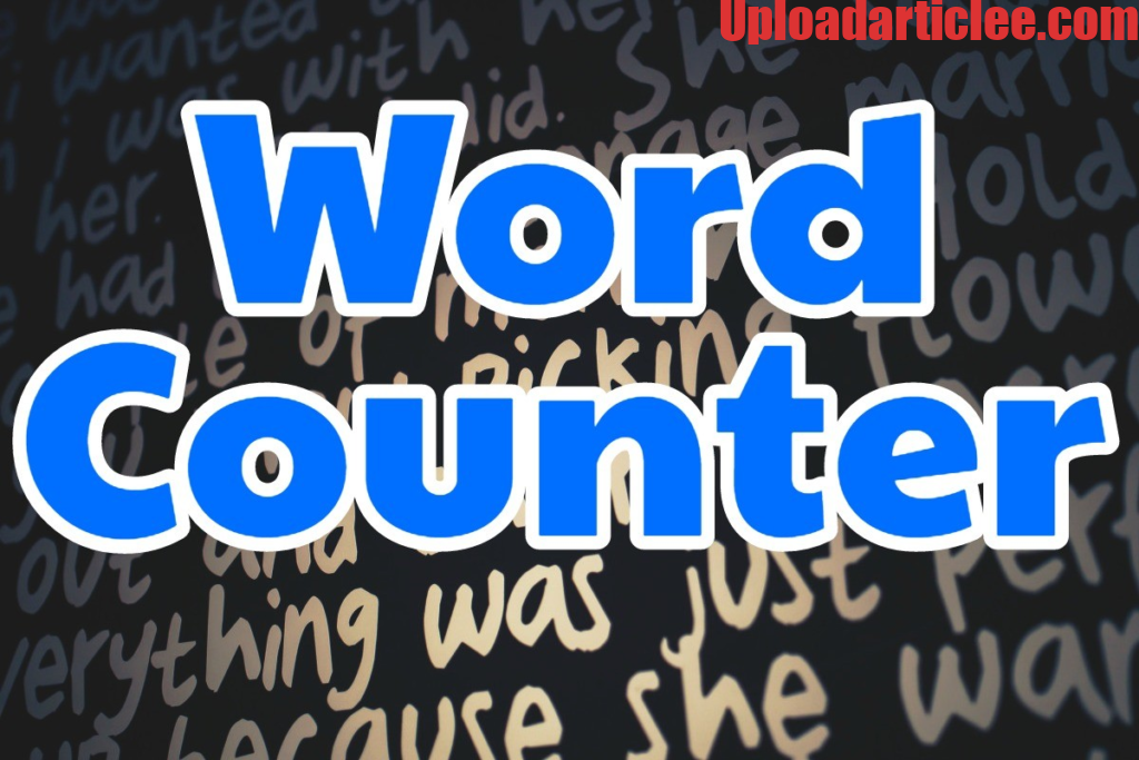 Screenshot showing word counter tool and article rewriter tool by UploadArticle.com
